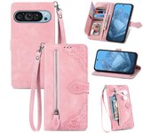 Carcasa de teléfono móvil con ranura multicard anti - caída con solapa, para la carcasa de cuero de Google pixel 6 6a 7 7a 9 pro