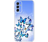 For Samsung M13 4G Case 6.6" SM-M135F Flowers Rose Transparent Phone Case Back Cover Soft Cover For Samsung Galaxy M13 M 13 Capa