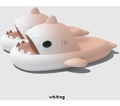 Explosión cambio gradual zapatillas de tiburón 4 cm fondo grueso paso en la mierda divertidas zapatillas geniales