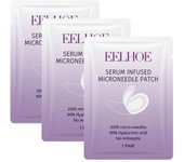 Collagen Microneedle Eye Patch Hyaluronic Acid Soluble Microneedle Eye Mask For Dark Eye Circle Moisturizing Under Eye Skin Care