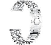 Luxury Watchband Replacement Strap For Samsung Galaxy Watch 46mm SM-R800 Smartwatch band Width 22mm Watch Straps Metal Wristband