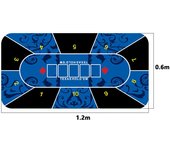 Baize Poker Layouts Tablecloth Texas Hold'em 21 Points Poker Table Top Tapis Poker Waterproof Roulette Casino Cloth
