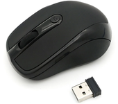 Ratón inalámbrico USB, receptor ajustable de 2000DPI, óptico, ergonómico, 2,4 GHz, para ordenador portátil y PC
