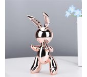 Cute Balloon Rabbit Statue Resin Sculpture Animal Figures Home Decor Modern Nordic Home Decoration Accessories for Living Room