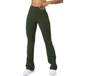 Female Trousers Sports Skinny Solid Women's Flare Pants Clothing Nylon Original Autumn Cotton Trends 2025 Outfits