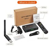GTMEDIA V7 S5X Satellite TV Receiver DVB-S/S2/S2X H .265(8bit) Mgcamd CS IKS Biss Key Support Y0uTub HD 1080P USB WIFI