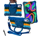Kids Funda Case Lenovo Xiaoxin Pad 2024 11 inch 360 Rotating Stand Cover For Tab M11 TB-330FU TB-331FC Soft Silicone Shell