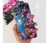 For Samsung A13 4G 5G Phone Case Samsung Galaxy A13 A135F A136B Back Cover Soft TPU Transparent Silicone Bumper Flower Butterfly