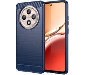 For Oppo Reno12 FS Case Anti-knock Soft Silicone Carbon Fiber Back Cover For Oppo Reno 12 FS 12FS Case For Oppo Reno 12 FS Case