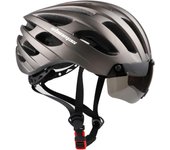 Luz LED – Casco MTB Carretera y Montaña, Ajustable, Visera Desmontable, Material EPS, Certificado CE y TÜV, Alta Protección y Ventilación (Modelo KL-049)