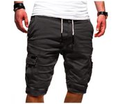 Verano nuevo hombre Casual Multi-Bolsillo hombre quinto pantalon hombre