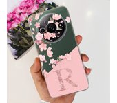 For Xiaomi Redmi A3 2024 Case Fashion Flower Letters Clear Soft Silicone Back Cover For Xiomi Redmi A3 Fundas RedmiA3 Phone Case