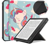 For Funda Kobo Libra 2 Libra2 Case 2021 Cute Unicorn Cat Painted Magnetic Smart Cover for Kobo Libra 2 2021 with Auto Sleep/Wake