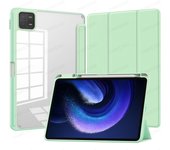 Case For Xiaomi Pad 6/5 11'' 2023 TPU Protective Cover For MiPad 6/5 Smart Sleep Transparent Case With Stand and Pen Slot funda