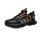 Zapatos de seguridad para el trabajo antideslizantes de acero, resistentes a pinchazos, para hombre, zapatillas para caminar res