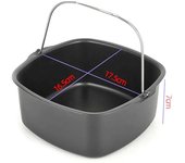 Non-stick Cake Tray for Dish Pan Air Fryer Kitchen Airfryer Accessories  Basket