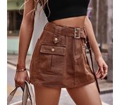 Women's casual denim skirt, jeans with  wai design, us for rural concerts