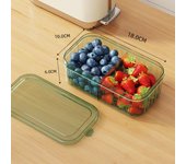 Plastic Refrigerator Storage Box Food Grade Special Fresh-keeping Box Durable Multi-purpose Divided Packaging Box Food Freezing