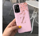 For Oppo A94 4G Case Soft Silicone TPU Slim Phone Case Back Cover For Oppo A94 5G Oppo CPH2203 CPH2211 Cherry Letters Bumper Bag