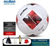 Talla 4 Balón de fútbol Molten 3200 para categoría juvenil - Cosido a mano resistente al desgaste, diseñado para competición y entrenamiento,voleibol de playa para adultos, balones de fútbol para adultos, deportes de equipo
