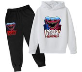 Kids Poppy Playtime Hoodie Set Huggy Wuggy Horror Cosplay