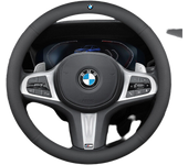 15" Leather Car Steering Wheel Cover Car Accessories for all fit B-M-W1 3 5 X1 X3 X5 X7 i1 i3 i5 i7