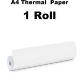 Papel térmico A4Papel de impresión térmica de 210 * 30 mm para rollo de papel de impresora inalámbrica Bluetooth A40 / X8 A4