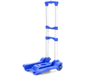 1 PC Hand Pulled Cart Portable Outdoor Cargo Cart Foldable Household Luggage Handling Trolley Black/Blue