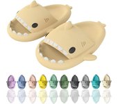 Shark Slippers,Comfortable Summer Cartoon Shark Flip Flops,Thick Sole Non-Slip Beach Flip Flops,Fun Quick Drying Pool Sandals