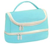 Portable Non-woven Fabric Pencil Case Solid Color Large Capacity Handheld Pen Bag Waterproof Stationery Storage Pouch School