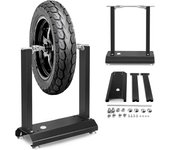 UISEBRT Motorcycle Wheel Balancer, Motorcycle Stand, Motorcycle Tire Balancing Machine