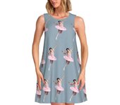 Custom Cool Singer H- Album S-Styles Women's Sleeveless Sundress Casual Pockets For Travel Beach Dress
