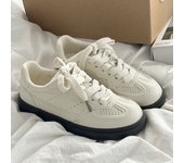 Thick oled white women, 2025 new tyle, veratile for pring and autumn, niche women' hoe, caual port, tudent board