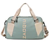 Bolsa De Deporte Para Mujer Bolsa De Yoga Bolsa De Viaje Bolsa De Hombro Con Bolsillo Para Zapatos Almacenamiento De Zapatillas Bolsa Ducha Seca Y Húmeda