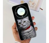 For Honor X9b Case ALI-NX1 Cover Shockproof Silicone Luxury TPU Soft Clear Flower Phone Cover For HonorX9b 5G X 9B Leopard Cases