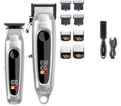 Kemei Professional Barber Hair Clippers and Trimmers Set Electric Cordless Hair Cutting Machine for Men Mower Beard Hair Trimmer