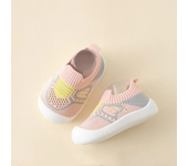 Baby Shoes  Breathable Infant Crib Floor Socks with Rubber Sole for Children Girls Boys Mesh Shoes Soft Bottom Slippers