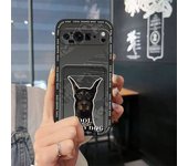 Cover Back Cover Phone Case For Google Pixel9 Pro XL Cartoon Silicone protective Card slot Anti-knock Card sleeve TPU