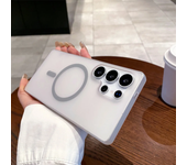 Funda de lujo delgada con carga Magsafe Samsung S24, S23, S25, S22, Ultra, S21, S20, Fe Plus, A25, A35, A15 Accesorios de electrónica, fundas para móviles