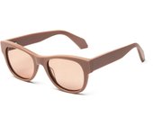 Marco pequeño personalizado gafas de sol crema de moda gafas de sol de placa cuadrada de color retro