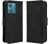 For Motorola Edge S 40 30 20 Pro Lite Fusion Neo 5G Leather Fund Deluxe Multi - Card Slot Skid Shell Protection