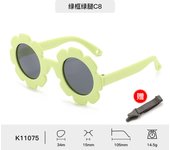 Gafas de sol de silicona para mujer, moda para niños, gafas de sol polarizadas de alta definición para hombres divertidos