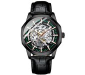 AILANG-reloj mecánico automático para hombre, cronógrafo de moda, resistente al agua, Serie de tecnología negra