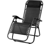 Silla  tumbona hamaca plegable de gravedad cero y resistente  con grosor del tubo de 25 mm para Playa Patio Jardín Camping al Aire Libre, 120 kg, 158x66x108 cm