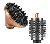 Diffuser & Large Round Volumizing Brush Attachment Compatible for Dyson Airwrap HS05, HS01 - Ideal Beauty Gift
