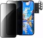 2pcs Anti-Spy Privacy Tempered Glass + 2 Camera Lens Film For Oppo A17 A17k A16 A16s A16K A16e A15 A15s A57 A58 A59 A79 A78 A36