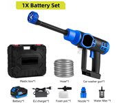 Pistola de agua de jardín para Makita, lavadora eléctrica de alta presión sin escobillas, 6 en 1, 3500W, 200bar, batería de 18V