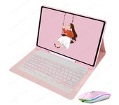 7-color Backlit Spanish Keyboard for Samsung Galaxy Tab S9 Ultra Keyboard Case 2023 SM-X910 X916B X918U Backlit Mouse