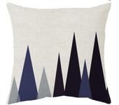 Black - and - White Abstract Pillow Covers  Contemporary Artistic TouchLiving room sofa cushion cover   bedroom room decoration