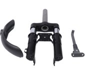 Electric Scooter Suspension Front Wheel Fork Kit Scooter Fork Front + Shock Absorber + Bracket + Mud Protection Kit for M365/PRO